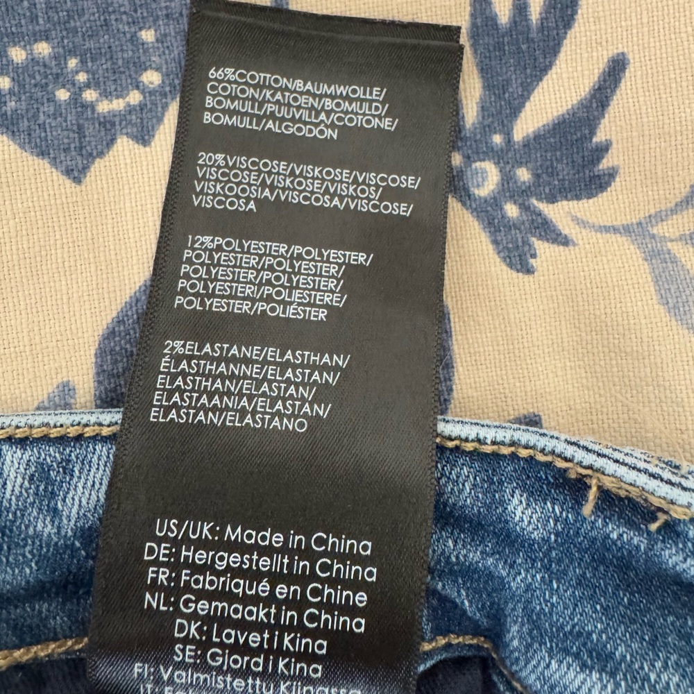Women's Liverpool Skinny Crop Blue Jeans - Size 30(10) - Picture 12 of 14